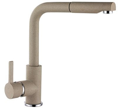 Rubinetto Miscelatore Ellci Ebro MGKC0251 con Doccetta Estraibile G51 Avena Granitek
