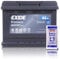 EXIDE EA640 Premium Carbon Boost Autobatterie 12V 64Ah 640A Starterbatterie PKW KFZ Batterie - Ersetzt 58Ah 60Ah 61Ah 62Ah 63Ah + 1x Batteriepolfett