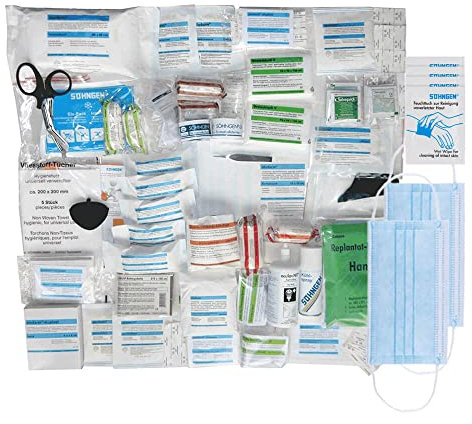 SÖHNGEN Erste-Hilfe-Nachfüllset für Erste-Hilfe-Koffer Metallverarbeitung, Art.-Nr. 360008 | Erste Hilfe Füllung | Nachfüllpack