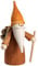 Seiffener Volkskunst | Miniaturen Figuren Miniaturfiguren | Weihnachten Dekoration aus dem Erzgebirge | Original erzgebirgische Holzkunst | Waldarbeiterwichtel 7 cm
