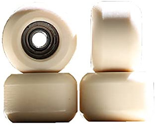 NOAHWOOD Fingersoul Fingerboards PRO Handgefertigte Räder mit Logo (kein CNC) (Beige II)