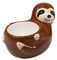 Deluxebase Crockery Critters Egg Cup - Paresseux de Coquetiers Mignons en céramique en Forme d'animaux pour Enfants et Adultes