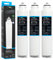 Filterlogic FFL-153L | 3x Filtro dell'acqua compatibile con LG M7251242FR-06 Ultimate ADQ32617701 ADQ32617703 Filtro dell'acqua del frigorifero Cartuccia di sostituzione