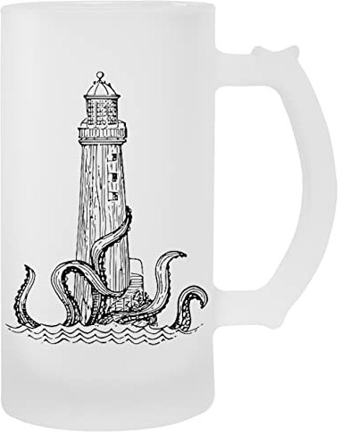 Enigmae Le Phare & Le Kraken Agresser Transparent Pour la Bière Mug For Beer