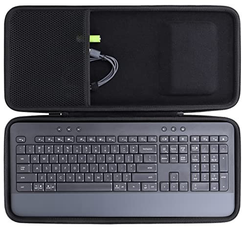 co2CREA Hülle für Logitech Signature K650 Comfort Kabellose Tastatur und Maus - Schutzhülle Case Tasche für Set