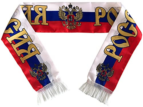 Blackshirt Company Russland Fan Schal Fußball Handball WM EM Schal Farbe Mehrfarbig