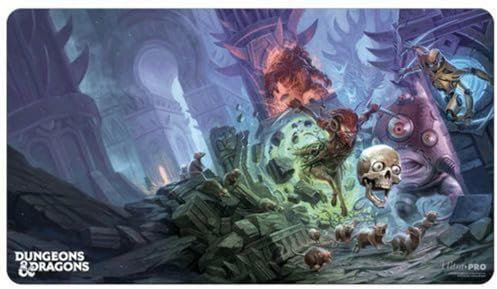 Ultra Pro - Dungeons & Dragons Planescape: Mortes Planar Parade Kartenspielmatte, Verwendung als übergroßes Mauspad, Schreibtischmatte, Gaming-Spielmatte, TCG-Kartenspielmatte, schützt Karten während