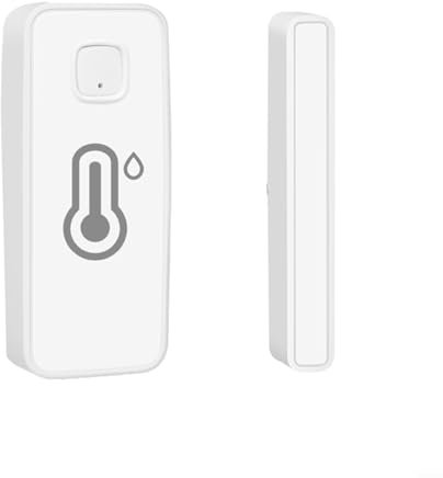 Sensor inteligente 2 en 1 para puerta y ventana con temperatura y humedad, necesita concentrador Zigbee, para seguridad del hogar y automatización inteligente del hogar, control de aplicación Smart