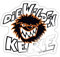 Spreadshirt Die Wilden Kerle Logo Sticker, max. 10x10 cm, 10 x 10 cm, Weiß glänzend