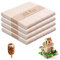 zoerbufan 200 Stück Holzstäbchen, Eisstiele Holz, Eis selber machen, Holzspachtel zum Basteln und Holz Eisstiele, Kinder, DIY, 114 mm x 10 mm x 2 mm