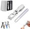 Lux German Grip Nail Clippers for Men, 2024 New Luxurious Ultra Sharp Nail Clippers, Professional Extra Large Heavy Duty Toe Clippers for Seniors with Catcher File