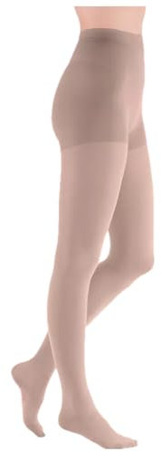 medi mediven comfort Kompressions-Strumpfhose | KKL1 | Größe: III | Farbe: Cashmere | Geschl. Spitze | Kurz | Ohne Haftband | Mit Komfortsohle & Lanolin