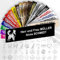 Personalisierte PVC Briefkastenschild mit Dekor – 10 x 2,5 cm – Mit Motiv oder Logo – 20 Farben verfügbar (Schwarz - Weißer Text + Design)