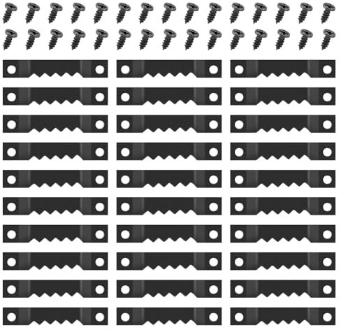 30 Pezzi Ganci per Foto,Cornice Foto Gancio,Appendi Quadri Ganci,Cornice a Dente di Sega,per Tele,Foto Incorniciate,Quadri per Appendere Foto di Family Office