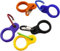 6 Pcs Silicone Water Bottle Buckle with Carabiner Clip Portable Secure Bottle Holder Water Bottle Hanging Rings Buckle Portable Hiking Camping Water Bottle Accessories