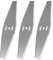 KEQAR 3 Stück Rasentrimmer Messer Ersatzmesser Metall Freischneider Messer für Rasentrimmer und Freischneider (für Schneiden von Grasblatt)