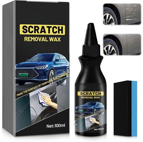 Quick Effect Auto Kratzer Entferner, Autopolitur Kratzer Entfernen, Autokratzer Reparaturpaste, Auto Politur Set, Auto Karosserie Kratzer Wiederherstellung des Glanzes des Autolacks.