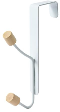 Hakenleiste | Organizer für Türgarderobe | Halterung aus Metall, strapazierfähig, wiederverwendbar, für Handtücher, Schlafzimmer, Taschen, Wohnzimmer, Mäntel, Hüte, Badezimmer, Küche