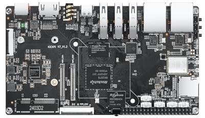 KICKPI K7 Single Board Computer, 8GB RAM 64GB eMMC Rockchip RK3576 4-core 64-bit Processor Developemt Board 4K Video Decoding 2.0GHz Frequency Supports Android 14.0 / Debian 12 / Ubuntu 24.04