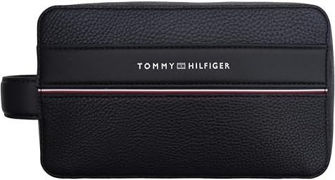 Tommy Hilfiger Kulturtasche Kosmetiktasche Corporate Washbag PU One Size Schwarz