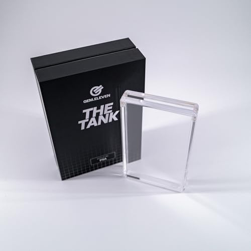 THE Tank Acryl Display Case für Graded Cards von PSA, SGC, Tag & Beckett - Kristallklarer UV-Schutz, Säurefreies Material