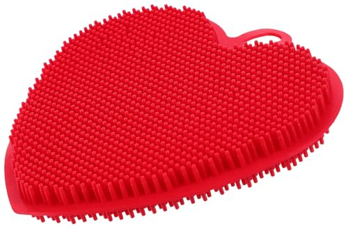 PLAFOPE Brosse de Nettoyage en Silicone Cuisine, Résistante la Chaleur, Facile à Nettoyer, pour Vaisselle et Ustensiles Cuisine