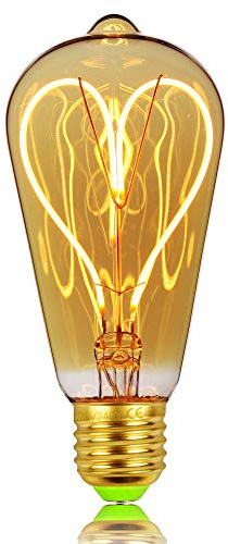 Tianfan Led Bulbs ST64 Edison Bulb Hert Led Filament 4W Dimmable Vintage 220-240V Specialty Decorative Light Bulbs