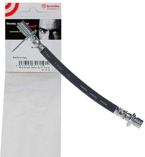 BREMBO Bremsschlauch T83161 Länge: 195mm, | Kompatibel mit: TOYOTA AURIS, VERSO