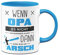 Tassenbrennerei Tasse mit Spruch Wenn Opa es Nicht Reparieren kann - Geburtagsgeschenk, Geschenk für Opa, Großeltern - Vatertag (Blau)