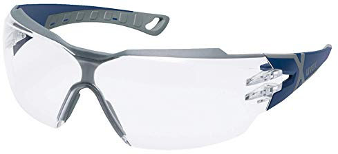 Uvex pheos cx2 Schutzbrille - Supravision Excellence - Transparent/Blau-Grau