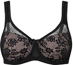 Lascana Damen Mimimizer Minimizer BH, Schwarz (Schwarz-Nougat 21711), 105E