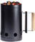 CABINA Home Holzkohle Schnellkamin Starter BBQ Grill Herd Kohle Feuer Feuerzeug Eisen Kochen im Freien Camping mit hitzebeständigem Holz Sicherheitsgriff Picknick Partyzubehör