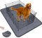 Hygieneunterlagen für Haustier, Waschbar Pee Pads für Hunde, Wickelunterlage für Hunde Katzen, Epoxy Rutschfester Trainingseinlagen für Welpen, Polarfleece Wasserdichter Haustier Matte 90 * 150cm