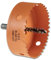 ChiliTec Lochsäge 100mm Bohrer für Hohlwanddosen mit Auswerfer Spirale Bi-Metall Für Holz Kunststoff Trockenbau Schnitttiefe 38mm gehärtet Bi-Metall für präzise Schnitte