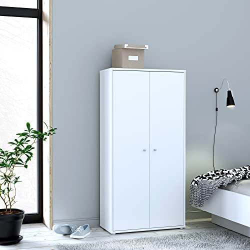 möbelando Schrank Beistellschrank Aktenschrank Standschrank Holzschrank Tembi I Weiß