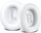 SOULWIT Replacement Ear Pads for JBL E65 (E65BT E65BTNC)/Live 650 (650NC 650BTNC)/Duet NC Over-Ear Headphones, Earpads Cushions with Softer Leather, Noise Isolation Foam, Added Thickness (White)