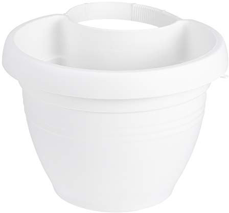 Gatuida Fallrohr Blumentopf zum Aufhängen Regenrohr Hängetopf Balkontopf Regenrinne Pflanztopf Pflanzkübel Anzuchttopf Geländer Hängend Pflanzgefäß für Fenster Garten Terrasse Outdoor