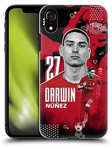 Head Case Designs Officially Licensed Liverpool Football Club Darwin Núñez 2022/23 First Team Hard Back Case Compatible With Apple iPhone XR