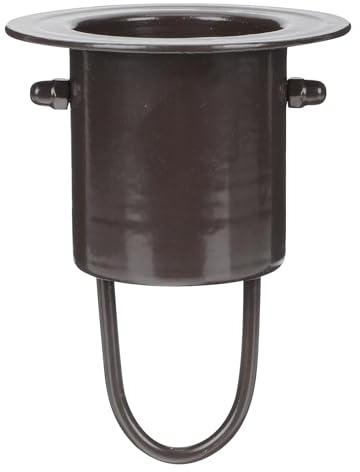 Operitacx Adaptateur Chaîne De Pluie en Aluminium 9X9X4.72 Pouces Kit De Fixation pour Installation Facile Gouttière Décoration Jardin Extérieur