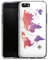 DeinDesign Silikon Hülle kompatibel mit Apple iPhone SE (2020) Case transparent Handyhülle Weltkarte Kompass Farbverlauf