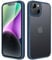 JETech Matte Case for iPhone 14 6.1-Inch, Shockproof Military Grade Drop Protection, Frosted Translucent Back Phone Cover, Anti-Fingerprint (Storm Blue)