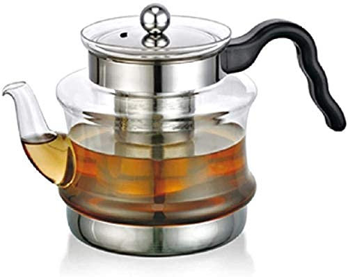 Teekanne mit Sieb Glas Teeset Hitzebeständig Glas Wasserkocher Kochen Teekanne Elektrische Keramik Topf Topf Glas Tee Set h1000ml (I1000ml)