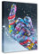 Banksy Pop Street Graffiti Art Peintures Adam Main de Dieu Pop Pictures Classique Street Art Graffiti Art mural 1 pièce Impression sur toile Salon Décoration d'intérieur encadrée prête à accrocher