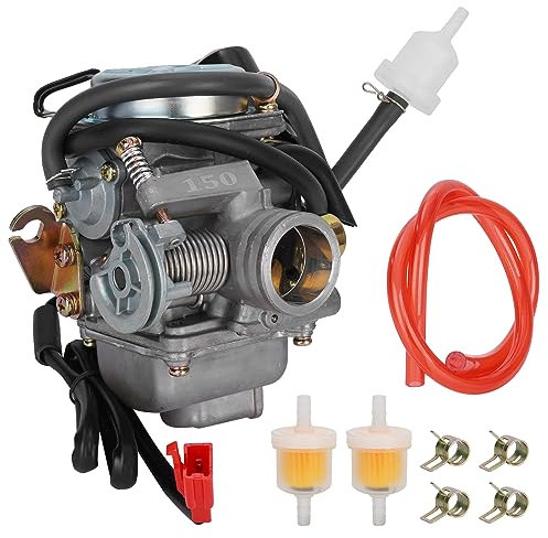 PD24J Vergaser 24 mm Vergaser für 4-Takt GY6 125 cc 150 cc ATV Go Karts Roller Mopeds QMJ/QMI157 QMJ/QMI152