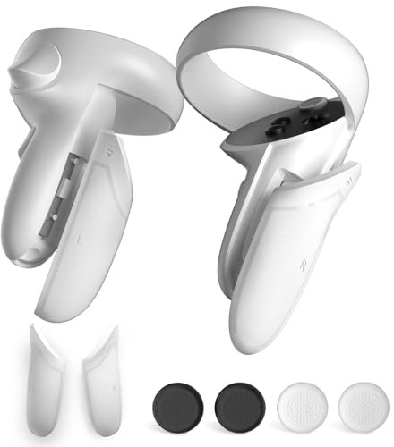 DUXICEPIN Replacement Kit for Oculus Quest 2 Controller Battery Charging Covers,Granular non-slip design,Replacement Parts Accessories,Compatible with Oculus/Meta Quest 2 Controller