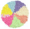 Perlen für Armbänder Pastell ca. 860 Stück Bunte Acrylperlen 6mm 8mm 10mm Perlen zum Auffädeln Kinder und Erwachsene Matte Perlen Basteln Schmuckherstellung Halsketten Basteln DIY