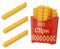 OSUWLSI 12 Stück Pommes-Frites-förmige Tütenklammern, lustige Tütenklammern für Lebensmittel mit magnetischer Box, um Immer zur Hand zu Sein,Food Bag Clips with Magnetic Box