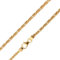 trendor Halskette 925 Silber Vergoldet Königskette Breite 2,0 mm 15777-50 50 cm