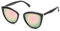 OuShiun Vintage Cat Eye Sonnenbrille Katzenauge für Damen Mode überdimensioniert trendige Cateye Sonnenbrille klassischen Stil UV Schutz(Rosa)