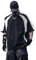 Hello MrLin T-shirt da uomo a mezza manica a righe a maniche corte da uomo hip hop outfit tees techwear Streetwear, Bianco e nero, L